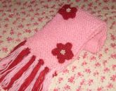 Cachecol Angie Pink Flower